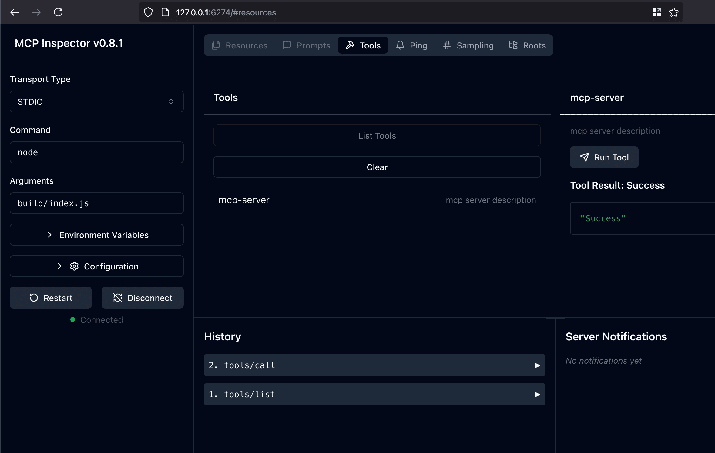 mcp server introspection ui